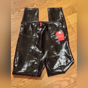 SPANX Faux Patent Leather Leggings